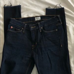 Hudson dark wash skinny jeans